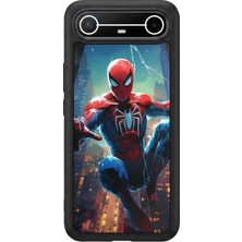 Aksel Kılıf Tecno Spark Slim 5g Uyumlu Baskılı, Mat Siyah,yumuşak Silikon, Koruyucu,şok Emici Kapak,kılıf