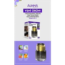 Azurtech Af-11 Araç Içi Nemlendirici 130ML – Aromaterapi Difüzör – LED Yıldız Tavan Efektli