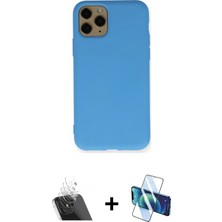 BUTİMAR'S iPhone 11 Pro Ahenk Serisi - Siyah 3D Antistatik Seramik Nano Ekran Koruyucu + Şeffaf Kamera Lens Koruma Cam