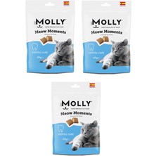 Molly Meow Moments Dental Care Ağız ve Diş Sağlığı Kedi Ödül Maması 60 Gr. x 3 Adet
