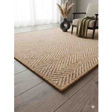 Evim Mabedim Yumuşak Bukleli Kahverengi-Bej Halı Oturma Odası Mutfak Balkon Yatak Odası Halısı