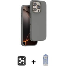 BUTİMAR'S iPhone 16 Pro Max Kıvılcım Çizgi Serisi - Siyah Joko Magic 5d Cam + Siyah Pvd Metal Kamera Lens