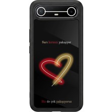 Aksel Kılıf Tecno Spark Slim 5g Uyumlu Baskılı, Mat Siyah,yumuşak Silikon, Koruyucu,şok Emici Kapak,kılıf