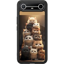 Aksel Kılıf Tecno Spark Slim 5g Uyumlu Baskılı, Mat Siyah,yumuşak Silikon, Koruyucu,şok Emici Kapak,kılıf