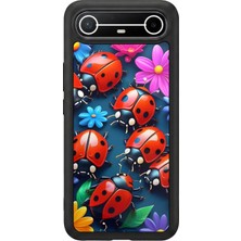 Aksel Kılıf Tecno Spark Slim 5g Uyumlu Baskılı, Mat Siyah,yumuşak Silikon, Koruyucu,şok Emici Kapak,kılıf