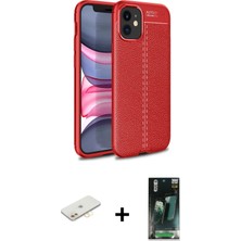 BUTİMAR'S iPhone 12 Mini Doruk Klasik Özel Seri - Şeffaf 360 Full Body Arka Koruyucu + Sarı Renkli Kamera Lens Koruma Cam