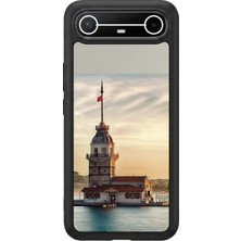 Aksel Kılıf Tecno Spark Slim 5g Uyumlu Baskılı, Mat Siyah,yumuşak Silikon, Koruyucu,şok Emici Kapak,kılıf