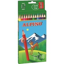 Kitabevimden Alpino Kuru Boya Tam Boy 12 Li AL010654