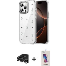 BUTİMAR'S iPhone 15 Pro Yörünge Form - Siyah Joko 5d Cam + Titanyum Gri Raze Metal Kamera Lens