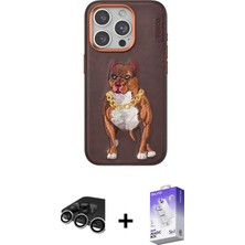 BUTİMAR'S iPhone 15 Pro Nova Form Koleksiyonu - Siyah Bilvis 5in1 3D Magic Cam Ekran Koruyucu + Gümüş Raze Metal Kamera Lens