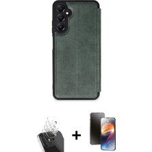 BUTİMAR'S Galaxy A15 4g Zirve Yansıma Serisi - Siyah 3D Antistatik Mat Seramik Nano Ekran Koruyucu + Şeffaf Kamera Lens Koruma Cam