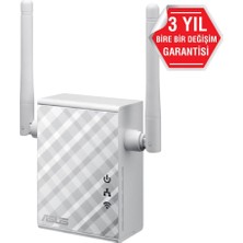 Asus RP-N12, N300, 300MBPS, 2.4ghz Wps Butonu, 1port Megabit Lan, Menzil Genişletici
