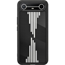 Aksel Kılıf Tecno Spark Slim 5g Uyumlu Baskılı, Mat Siyah,yumuşak Silikon, Koruyucu,şok Emici Kapak,kılıf