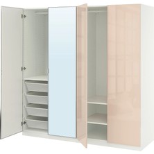 IKEA Çok Renkli Geniş Kapaklı Gardırop