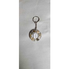 Miina Aksesuar Epoksi Reçine Çeşitli Doğal Taşlarla Süslenmiş Dekoratif Bir Görünüm Sunan Anahtarlık