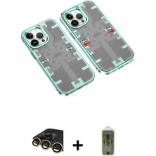 BUTİMAR'S iPhone 14 Pro Ufuk Doku Prime - Siyah Joko Magic 5d Hayalet Cam + Gold Raze Metal Kamera Lens