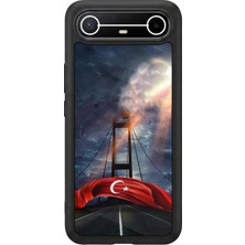 Aksel Kılıf Tecno Spark Slim 5g Uyumlu Baskılı, Mat Siyah,yumuşak Silikon, Koruyucu,şok Emici Kapak,kılıf