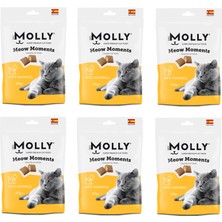 Molly Meow Moments Anti Hairball Tüy Yumağı Önleyici Kedi Ödül Maması 60 Gr. x 6 Adet
