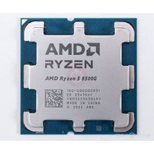 Amd Ryzen 5 8500G 6 Core 3.5 Ghz 22MB Am5 65 W Tray (Kutusuz) (Fansız) + (Vga)