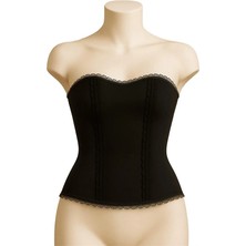 Red Womans Siyah  9155 Fırfırlı Terletici Büstiyer