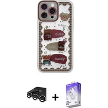 BUTİMAR'S iPhone 14 Pro Max Çekirdek Asil - Siyah Bilvis 5in1 3D Magic Cam Ekran Koruyucu + Gümüş Raze Metal Kamera Lens