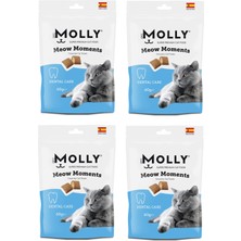 Molly Meow Moments Dental Care Ağız ve Diş Sağlığı Kedi Ödül Maması 60 Gr. x 4 Adet