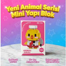 Kobe Yeni Animal Series Mini Yapı Blok Seti - 3d puzzle Yapboz Benzer Sevimli Hayvan Blok Serisi