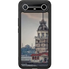 Aksel Kılıf Tecno Spark Slim 5g Uyumlu Baskılı, Mat Siyah,yumuşak Silikon, Koruyucu,şok Emici Kapak,kılıf