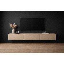 Maxvivo Mdf Sovano Tv Ünitesi 200 cm Kum Beji