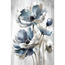 Aden Dijital Dekoratif Çiçek Kanvas Tablo