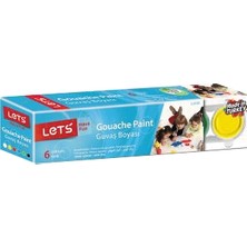 Kitabevimden Lets Guaj Boya 25 ml 6 Renk L-5150