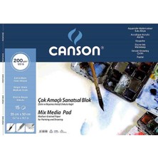 Kitabevimden Canson Fınface 1557 Resim Blokları Çok Amaçlı 200 gr 35X50 15 Yp