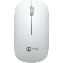 Lenovo Lecoo WS214 Kablosuz Optic 1600DPI Beyaz Mouse