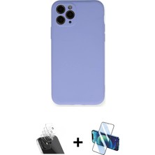 BUTİMAR'S iPhone 11 Pro Ahenk Serisi - Siyah 3D Antistatik Seramik Nano Ekran Koruyucu + Şeffaf Kamera Lens Koruma Cam