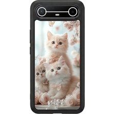 Aksel Kılıf Tecno Spark Slim 5g Uyumlu Baskılı, Mat Siyah,yumuşak Silikon, Koruyucu,şok Emici Kapak,kılıf
