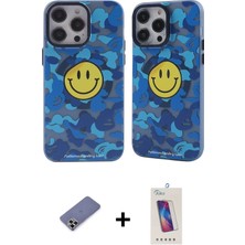 BUTİMAR'S iPhone 12 Pro Max Nova Doku Koleksiyonu - Siyah Joko 5d Cam + Gold Metal Kamera Lens Koruma Cam