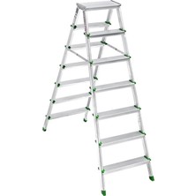 Sm Saraylı 7+7 Çift Taraflı Alüminyum Merdiven