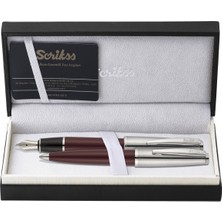 Kitabevimden Scrikss Takım Kalem Dolma+Tükenmez Bordo 78
