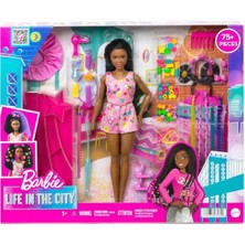 Kitabevimden Barbie Brooklyn Eğlenceli Saçlar Oyun Seti HHM39