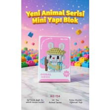 Kobe Yeni Animal Series Mini Yapı Blok Seti - 3d puzzle Yapboz Benzer Sevimli Hayvan Blok Serisi2