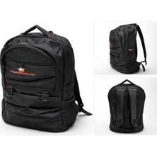 Genel 55+10 Litre Siyah Çok Gözlü Sıkıştırma Kemerli Yürüyüş-Seyahat-Okul-Dağcı-Trekking-Kampçı Sırt Çantası