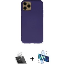 BUTİMAR'S iPhone 11 Pro Ahenk Serisi - Siyah 3D Antistatik Seramik Nano Ekran Koruyucu + Şeffaf Kamera Lens Koruma Cam
