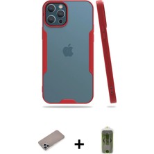 BUTİMAR'S iPhone 12 Pro Max Atlas Asil Serisi - Siyah Joko Magic 5d Hayalet Cam + Sierra Blue Shine Kamera Lens Koruma Cam