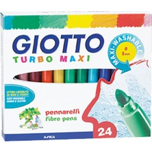Kitabevimden Giotto Keçeli Boya Kalemi Turbo Maxi 24 Renk 455000