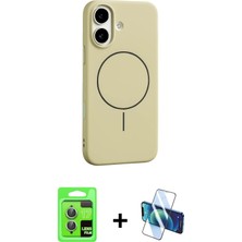 BUTİMAR'S iPhone 17 Yankı Form Serisi - Siyah 3D Antistatik Cam Ekran Koruyucu + Açık Yeşil Raze Metal Kamera Lens