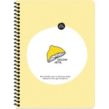 Kitabevimden Keskin Color Sticker Defter Hisli Şeyler 16,5X22,5 80 Yp Çizgili Stickerli Defter Sıkıldım Artık