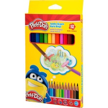 Kitabevimden Play-Doh Kuru Boya Jumbo Üçgen 12 Renk PLAY-KU008