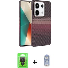 BUTİMAR'S Redmi Note 13 Pro 4g Doruk Serisi - Siyah Joko Magic 5d Cam + Siyah Raze Metal Kamera Lens