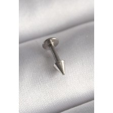 Ayışığı 316L Çelik Gümüş Renk Çivi Model Piercing