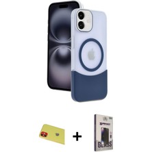 BUTİMAR'S iPhone 11 Kozmos Form Özel Seri - Siyah Bilvis Hayalet Cam Ekran Koruyucu + Kırmızı Rainbow Kamera Lens Koruma Cam